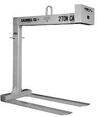 Caldwell - 6,000 Lb Capacity Pallet Lifter - 54" Long x 5" Wide, 4" Eye Thickness, 30" Outside Diameter - Industrial Tool & Supply