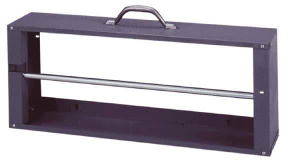 Durham - 1 Cylinder, Gray Wire Spool Rack - 26-1/8" Wide x 10-3/8" High x 6" Deep - Industrial Tool & Supply