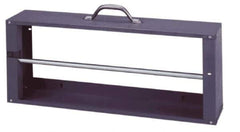 Durham - 1 Cylinder, Gray Wire Spool Rack - 26-1/8" Wide x 10-3/8" High x 6" Deep - Industrial Tool & Supply