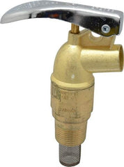 Value Collection - 3/4" NPT Zinc Rigid Drum Faucet - FM Approved, External Arrester, Self Closing - Industrial Tool & Supply