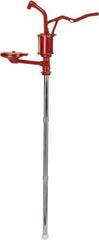 Wesco Industrial Products - Cast Iron Hand Operated Lever Pump - 16 oz per Stroke, For Fuel Oil Products - Industrial Tool & Supply