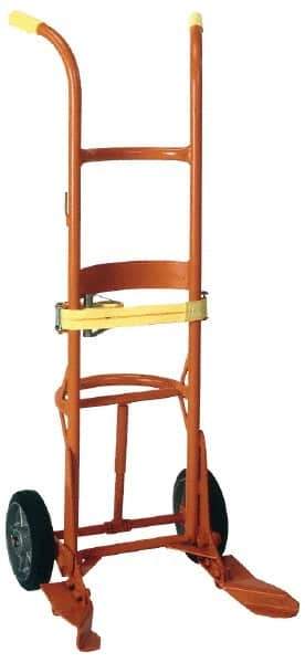 Wesco Industrial Products - 1,000 Lb Load Capacity, 55 Gal Drum Hand Truck - 23-1/2" Wide x 59-3/4" High, 2 Wheels - Industrial Tool & Supply