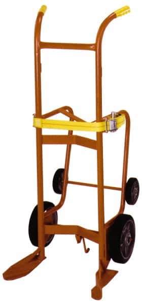 Wesco Industrial Products - 1,000 Lb Load Capacity, 55 Gal Drum Hand Truck - 23-3/4" Wide x 57-1/2" High, 4 Wheels - Industrial Tool & Supply