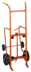 Wesco Industrial Products - 1,000 Lb Load Capacity, 55 Gal Drum Hand Truck - 24" Wide x 56" High, 4 Wheels - Industrial Tool & Supply