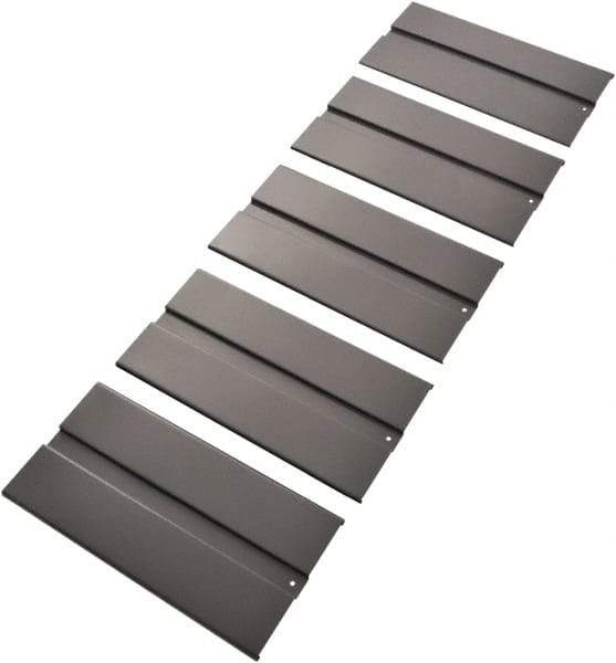 Edsal - 60" Wide, Open Shelving Ribbed Steel Decking - 36" Deep, Use with Edsal System II - Industrial Tool & Supply