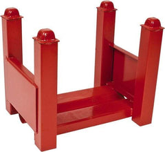 Made in USA - 2,500 Lb Capacity, Orange Stocking Modular Steel Bar Storage Stack - 12" Wide x 13" High - Industrial Tool & Supply