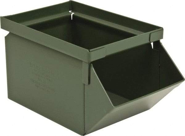 Stackbin - Size 0, Open End Bin - 8" Long x 4-1/2" Wide x 4-1/2" High, 6" Bottom Length - Industrial Tool & Supply