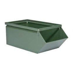 Stackbin - Size 2, Open End Bin - 15-1/2" Long x 7-1/2" Wide x 6" High, 12-1/4" Bottom Length - Industrial Tool & Supply