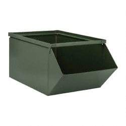 Stackbin - Size 4, Open End Bin - 20-1/2" Long x 12" Wide x 9-1/2" High, 15-3/4" Bottom Length - Industrial Tool & Supply