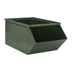 Stackbin - Size 4, Open End Bin - 20-1/2" Long x 12" Wide x 9-1/2" High, 15-3/4" Bottom Length - Industrial Tool & Supply