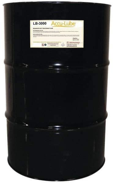 Accu-Lube - Accu-Lube LB-3000, 55 Gal Drum Sawing Fluid - Natural Ingredients, For Machining - Industrial Tool & Supply
