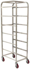 Win-Holt - 19" Wide x 27" Long x 71" High Tote Cart - 6 Slot, 6 Tote, Aluminum - Industrial Tool & Supply