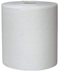 Kimberly-Clark Professional - Hard Roll of 1 Ply White Paper Towels - 8" Wide, 425' Roll Length - Industrial Tool & Supply