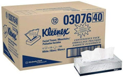 Kleenex - Flat Box of White Facial Tissues - 2 Ply - Industrial Tool & Supply