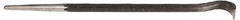Mayhew - 16" OAL Rolling Head Pry Bar - Industrial Tool & Supply