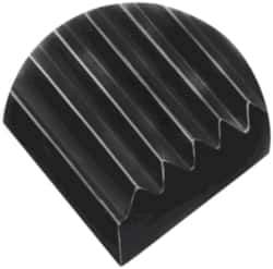 Wearwell - 75 Ft. Long x 3 Ft. Wide, Vinyl Surface, Ribbed Entrance Matting - 1/4 Inch Thick, Indoor, Heavy Traffic, Vinyl, Black, Series 305 - Industrial Tool & Supply
