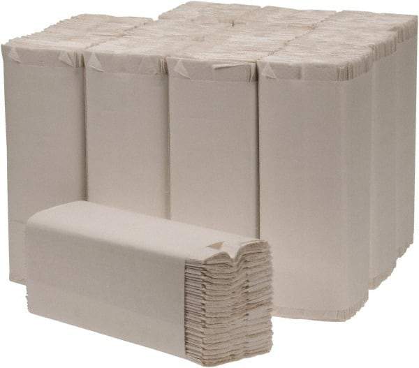 PRO-SOURCE - White C-Fold Paper Towels - 10" Wide, ECF & PCF Chlorine Free - Industrial Tool & Supply