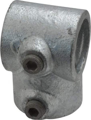 Kee - 1" Pipe, Single Socket Tee, Malleable Iron Tee Pipe Rail Fitting - Galvanized Finish - Industrial Tool & Supply