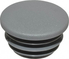 Kee - 1" Pipe, Plastic Plug Pipe Rail Fitting - Gray - Industrial Tool & Supply