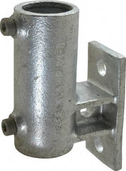 Kee - 1" Pipe, Malleable Iron Rail Base Pipe Rail Fitting - Galvanized Finish - Industrial Tool & Supply