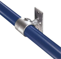 Kee - 1-1/4" Pipe, Malleable Iron Rail Support Pipe Rail Fitting - Galvanized Finish - Industrial Tool & Supply