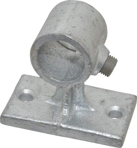 Kee - 3/4" Pipe, Malleable Iron Rail Support Pipe Rail Fitting - Galvanized Finish - Industrial Tool & Supply