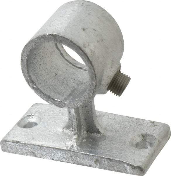 Kee - 1" Pipe, Malleable Iron Rail Support Pipe Rail Fitting - Galvanized Finish - Industrial Tool & Supply