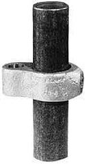 Kee - 3/4" Pipe, Malleable Iron Gate Hinge Fitting - Galvanized Finish - Industrial Tool & Supply