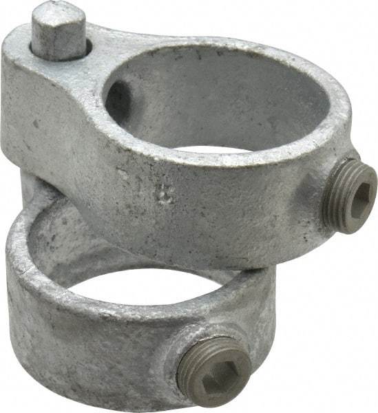 Kee - 1-1/2" Pipe, Malleable Iron Gate Hinge Fitting - Galvanized Finish - Industrial Tool & Supply