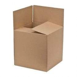 Made in USA - 20" Wide x 20" Long x 20" High Corrugated Shipping Box - Brown, 200 Lb Capacity - Industrial Tool & Supply