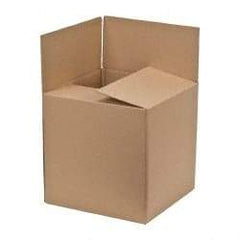 Made in USA - 20" Wide x 20" Long x 20" High Corrugated Shipping Box - Brown, 200 Lb Capacity - Industrial Tool & Supply
