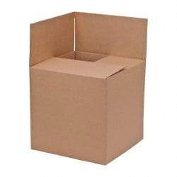 Made in USA - 24" Wide x 24" Long x 24" High Corrugated Shipping Box - Brown, 200 Lb Capacity - Industrial Tool & Supply