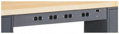 Edsal - Workbench & Workstation Power Center - Use with Edsal 72" Long Modular Workstations - Industrial Tool & Supply