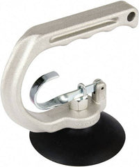 Made in USA - 25 Lb. Capacity Heavy Duty Double Cup Sheet Metal Lifter with Release Trigger - 4 Inch Cup Diameter - Industrial Tool & Supply