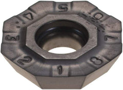 Iscar - OFCR07T3 Grade IC928 Carbide Milling Insert - TiAlN Finish, 0.1791" Thick, 0.7008" Inscribed Circle, 0.6mm Corner Radius - Industrial Tool & Supply