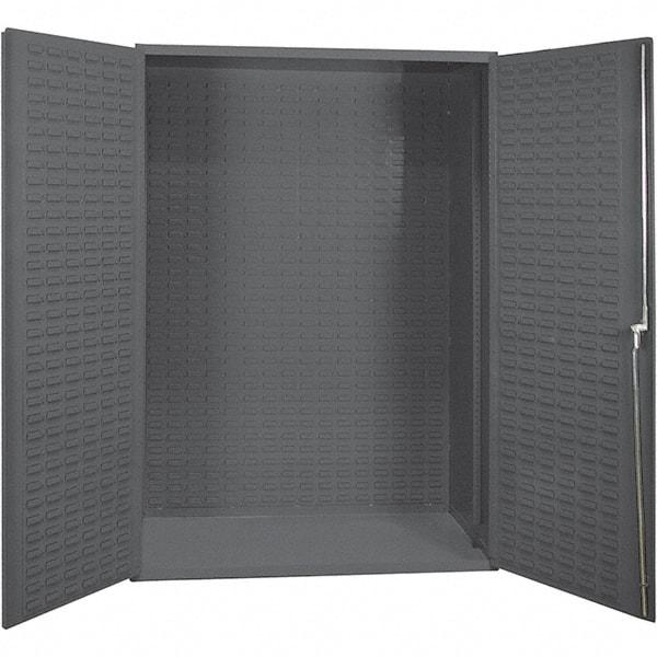 Durham - Storage Cabinet - Steel, 36" Wide x 24" Deep x 72" High, Gray - Industrial Tool & Supply
