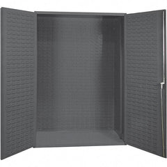 Durham - Storage Cabinet - Steel, 36" Wide x 24" Deep x 72" High, Gray - Industrial Tool & Supply