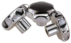 KIPP - 1.96" Head Diam, 7 Point Lobed Knob - 3/8-16 Hole, Stainless Steel - Industrial Tool & Supply
