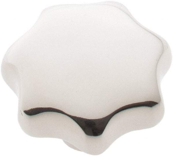 KIPP - 1-1/4" Head Diam, 7 Point Lobed Knob - 1/4" Hole, Stainless Steel - Industrial Tool & Supply