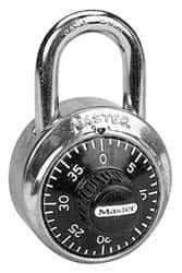 Master Lock - Locks Padlock - Steel, with Stainless Steel Finish - Industrial Tool & Supply