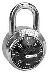Master Lock - Locks Padlock - Steel, with Stainless Steel Finish - Industrial Tool & Supply