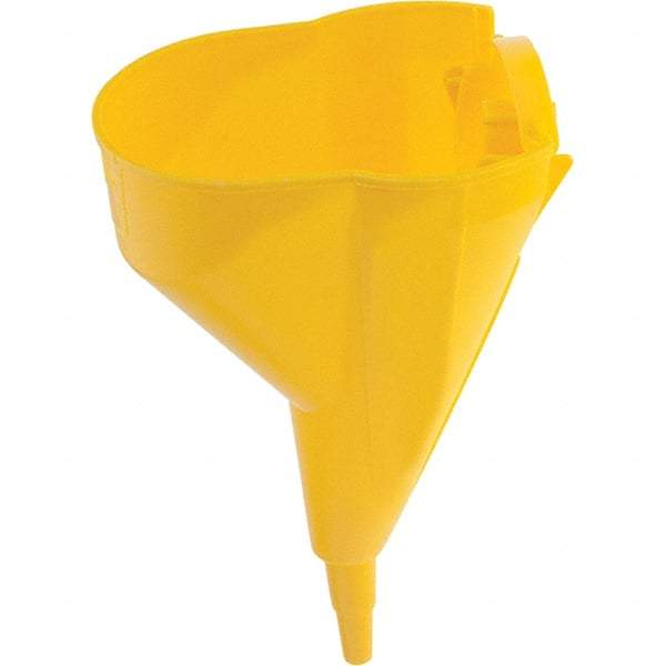 Justrite - 11-1/4 Inch Long, Safety Can Poly Funnel - 1/2 Inch Diameter, Compatible with Type I Safety Cans - Industrial Tool & Supply