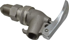Value Collection - 3/4" NPT Stainless Steel Adjustable Drum Faucet - Internal Arrester, Self Closing - Industrial Tool & Supply