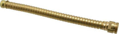 Justrite - Brass Flexible Drum Faucet Extension - 8" Long Extension - Industrial Tool & Supply