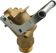 Value Collection - 2" NPT Brass Rigid Drum Gate Valve - No Arrester, Self Closing - Industrial Tool & Supply