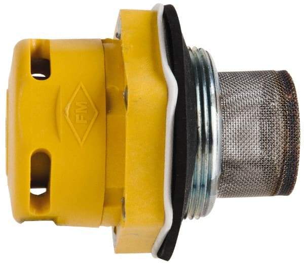 Justrite - Drum Vents Type: Vertical Drum Vent Material: Non-Metallic/Plated Steel Arrester - Industrial Tool & Supply