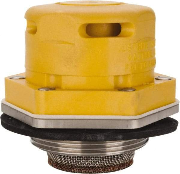 Justrite - Drum Vents Type: Vertical Drum Vent Material: Non-Metallic/Stainless Steel Arrester - Industrial Tool & Supply