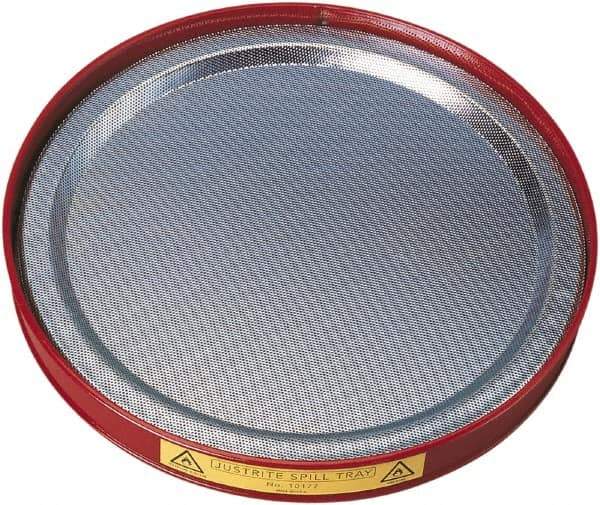 Justrite - Trays & Pans Type: Spill Tray Sump Capacity (Gal.): 1.00 - Industrial Tool & Supply