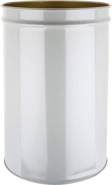 Justrite - 55 Gallon Fire Resistant Steel Drum - 23-3/4 Inch Outside Diameter, 34-1/2 Inch High - Industrial Tool & Supply