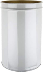Justrite - 55 Gallon Fire Resistant Steel Drum - 23-3/4 Inch Outside Diameter, 34-1/2 Inch High - Industrial Tool & Supply